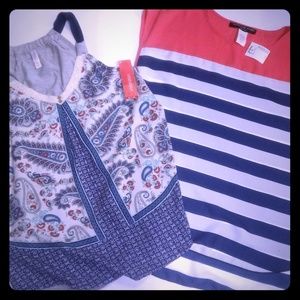 2 NWT size small tops